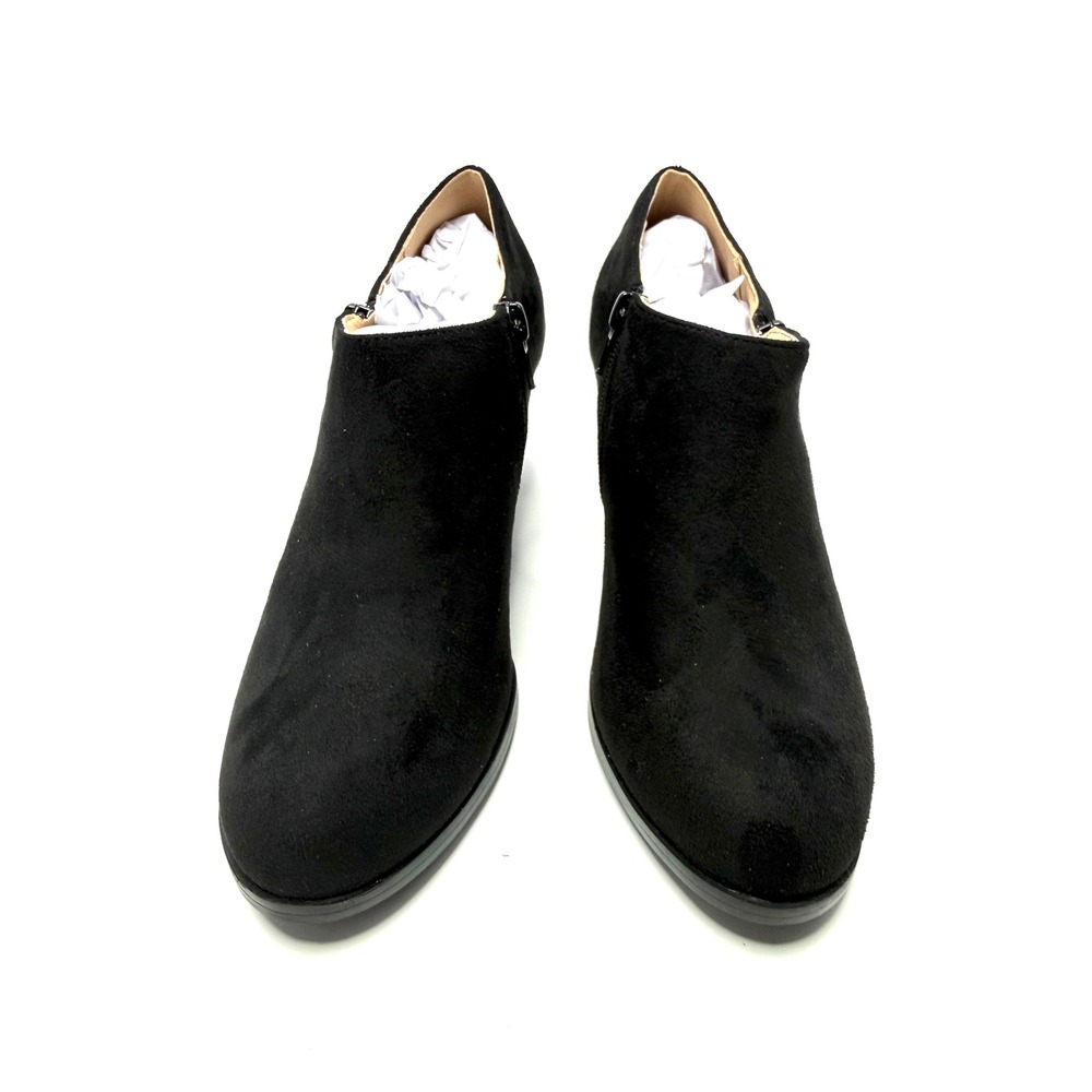 Journee Collection Womens Sanzi Side Zip Dress Shooties Shoes Black Size 6.5 NWT - Picture 2 of 9